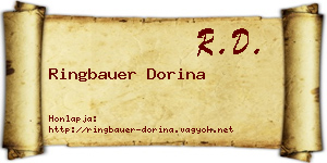 Ringbauer Dorina névjegykártya
